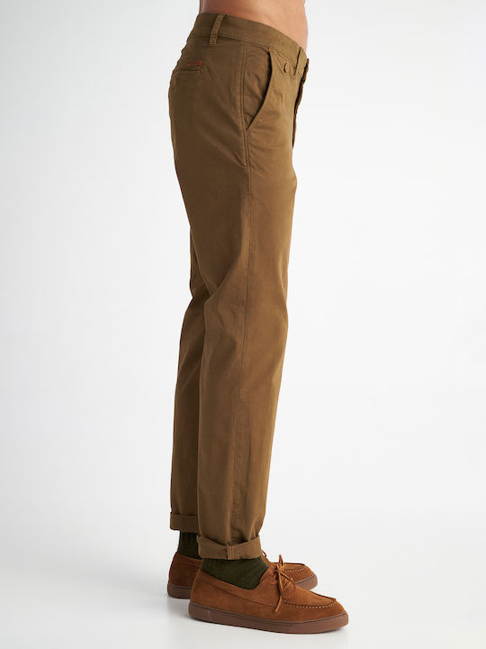 Culton Trousers in Regular Fit Brown