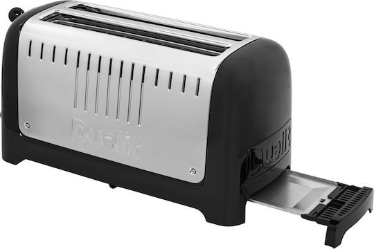 Dualit Lite Long Φρυγανιέρα 2 Θέσεων 2000W Μαύρη