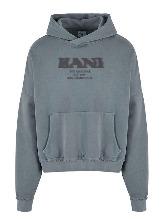 Retro Sweatshirt mit Kapuze Black