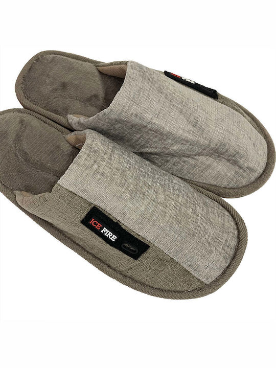 Ustyle Men's Slipper Gray