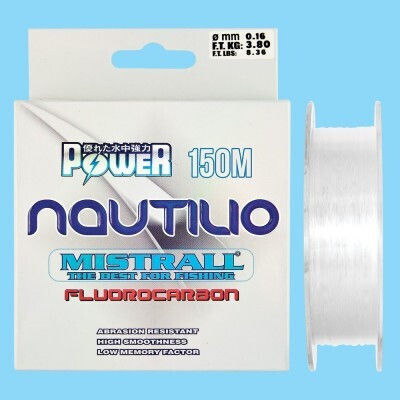 Mistrall Nautilio Nylon Monofilament 150 M Fluorocarbon Coating Invisible In Water