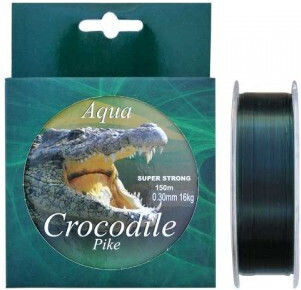 Nylon Fir Monofilament Aqua Crocodile Pike 150 M Dark Green