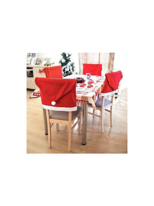 Christmas Chair Cover Fabric Red