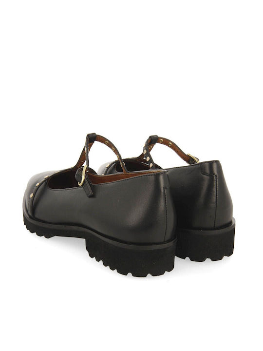 Gioseppo Leather Ballerinas Black