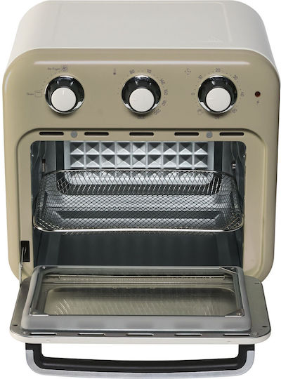 Ariete Vintage Mini Ηλεκτρικό Φουρνάκι 16lt Χωρίς Εστίες Μπεζ