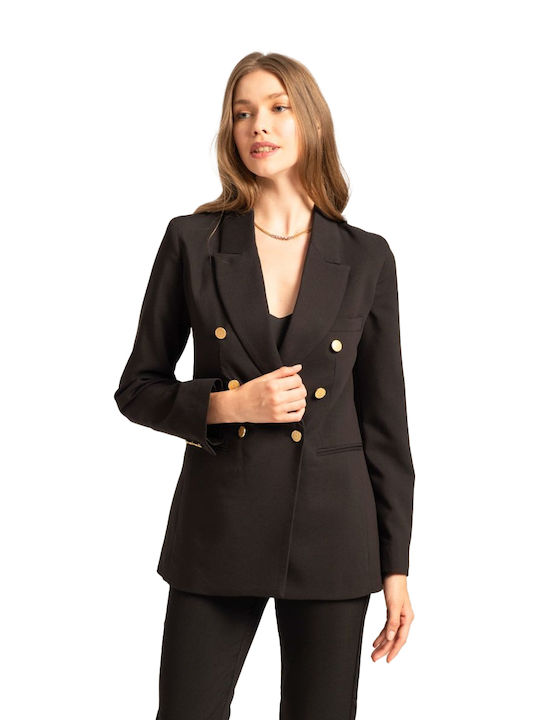 Mind Matter Women's Blazer Black