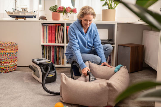 Karcher SE 3-18 Compact Home Rechargeable Vacuum Wet / Dry Without Charger and Battery with Plastic Bin 2.9lt