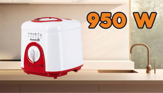 Hausberg HB 1320 A-R Deep Fryer 1lt Red