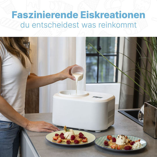 Clatronic ICM 3799 Mașină De Înghețată 1L Albă