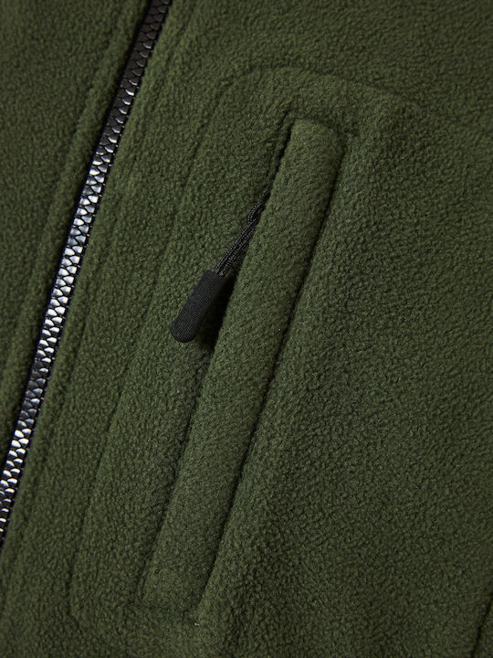 Ανδρική Ζακέτα Fleece Πράσινη