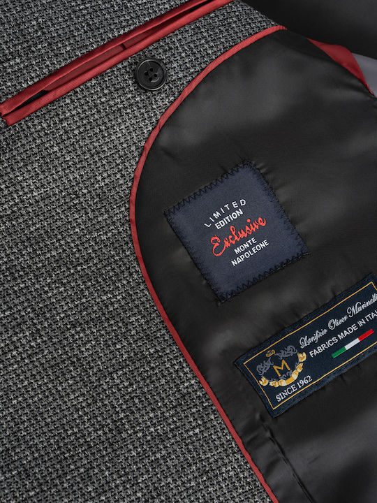 Men's Suit Jacket Slim Fit Grey