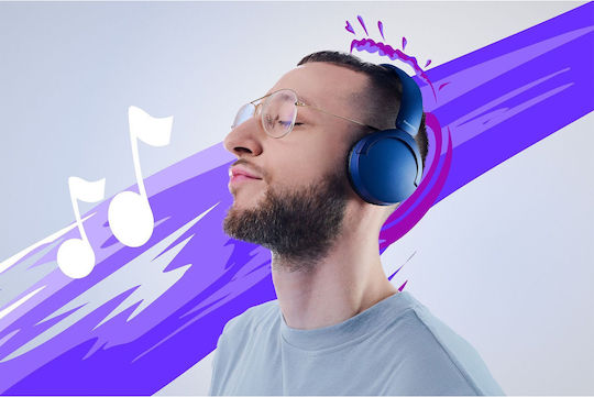 Panasonic Fără fir / Cu fir On Ear Căști cu 72 ore de Funcționare Albastru marin
