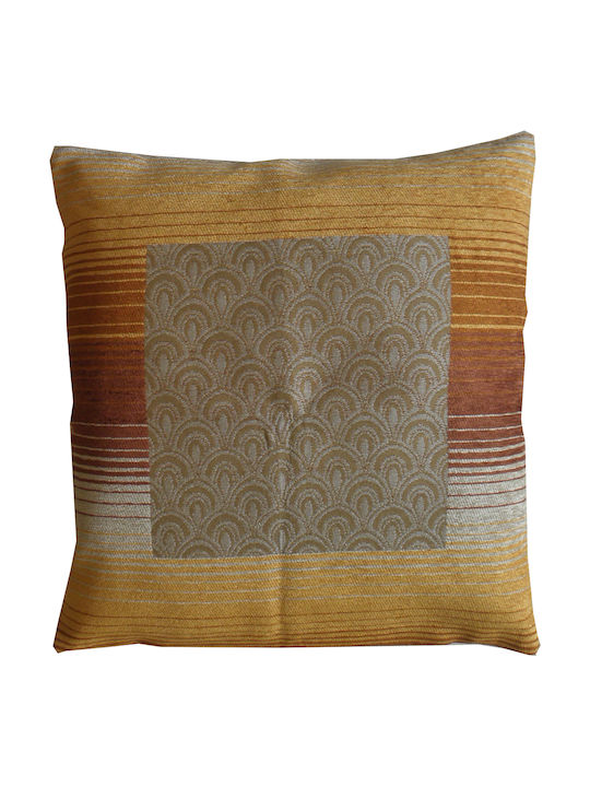 Carven Față De Pernă Decorative Terracota 2 Buc 45x45 Cm