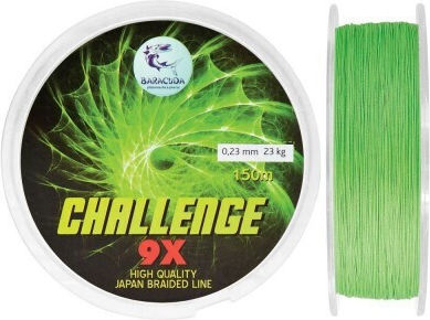 Baracuda Challenge 9x 150 M Multi-strand Textile Line Fluorescent Green