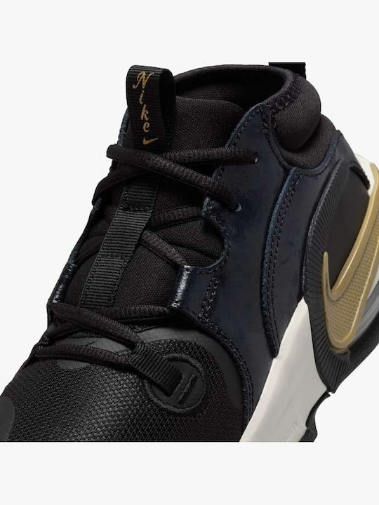 Air Zoom Crossover 2 Kids Sports Shoes Basketball with Laces Black