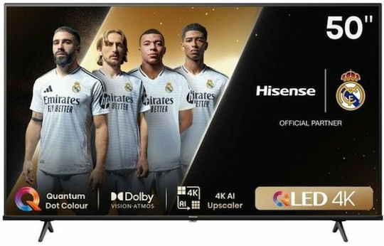 Hisense Smart Television 50" 4K UHD QLED E7N HDR (2024)