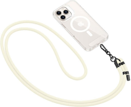 Tech-protect C1s Rope Crossbody Strap Chalk Black