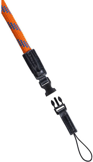 Hama Kameragurt Braid 120 Orange Blau