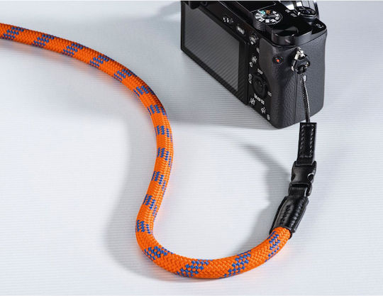 Hama Kameragurt Braid 120 Orange Blau