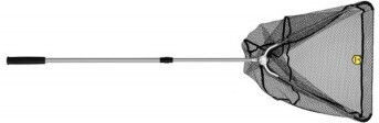 Delphin Triangular Landing Net 60x60 Cm Metal Center 2 Telescopic Sections Total Length 200 Cm