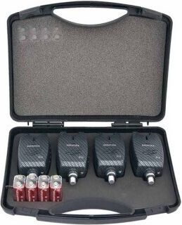 Set 4 Baracuda Tli29 Bite Alarms Carry Case