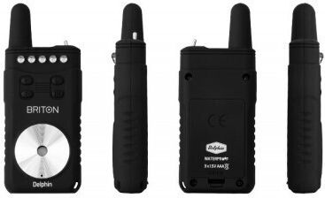 Delphin Briton Wireless Bite Alarms Sensors Set 3+1 Black Color