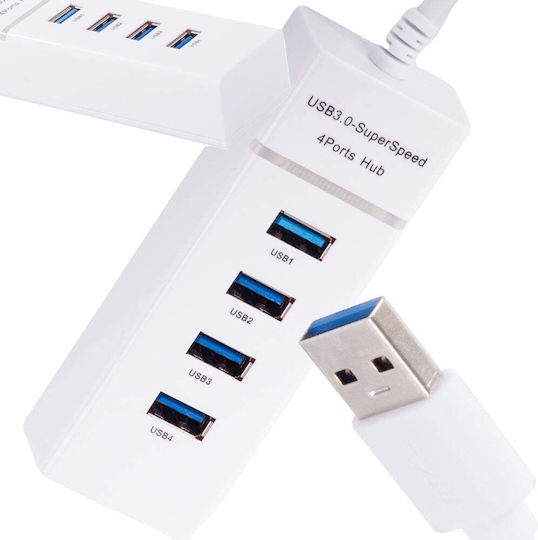 Usb Hub 4 Usb 3.0 Ports Transfer Speed Up To 5gbps