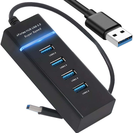 Usb Hub 4 Usb 3.0 Ports Transfer Speed Up To 5gbps