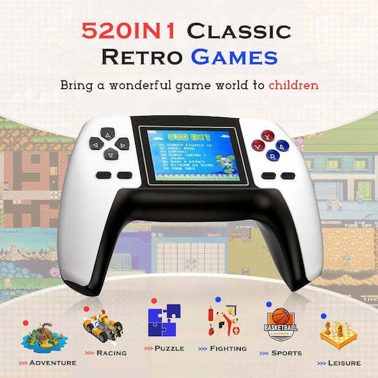 Tragbare P5 Videospielkonsole 520 Retro-Spiele 320x240 Auflösung