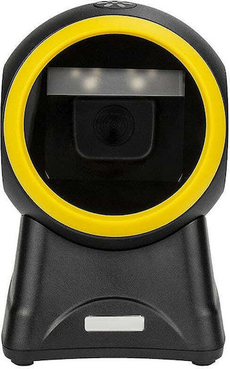 Cablu USB Scanner Coduri de Bare 1D 2D QR Omnidirecțional Negru-Galben