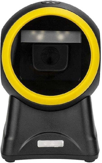 Cablu USB Scanner Coduri de Bare 1D 2D QR Omnidirecțional Negru-Galben