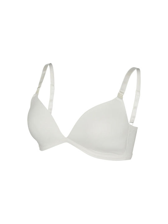 Mamalicious Maternity & Nursing Bra with Clips White