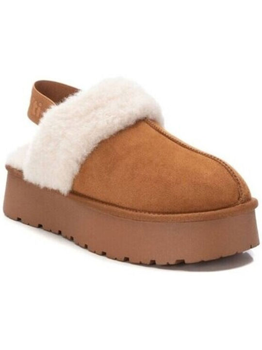 Xti Winter Women's Slippers in Brown color