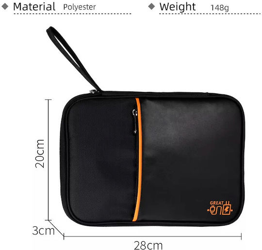Smart Travel RH2220 Kabeltasche 28X20X3 cm Braun 1Stück