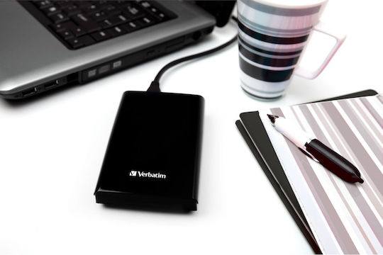 Verbatim Store 'n' Go Slim USB 3.2 Εξωτερικός SSD 1TB Μαύρο