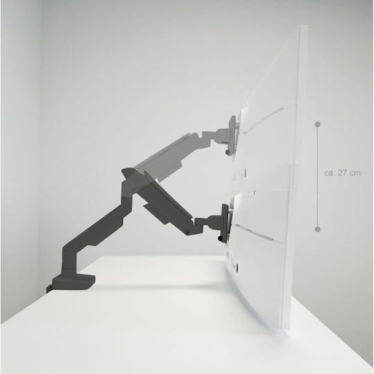 LC-Power Stand Desk Mounted Monitor up to 49" with Arm (LC-EQ-A49B)