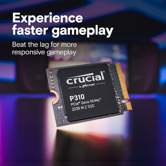 Crucial P310 SSD 2TB M.2 mit PCI Express 4.0 Kommunikationsprotokoll (Kompatibel mit PlayStation 5) CT2000P310SSD2