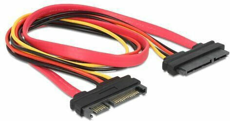 DeLock 22-Pin SATA III to 22-Pin SATA III Cable 0.1m Multicolour (84917)