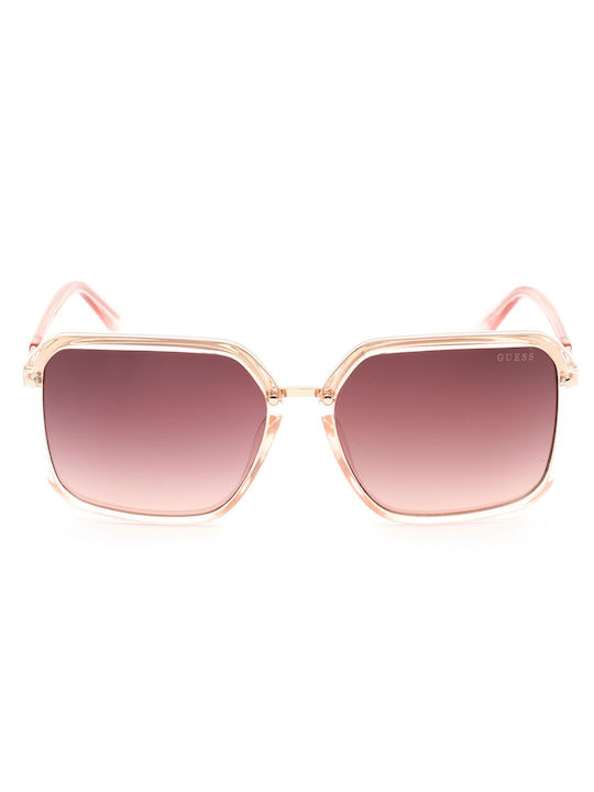 Guess Women's Sunglasses with Pink Frame and Pink Gradient Lens GU7888 72T