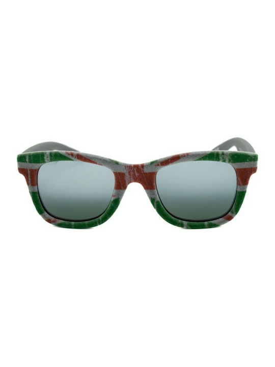 Italia Independent Women's Sunglasses with Multicolour Plastic Frame and Gray Lens 0090V.ITA.000