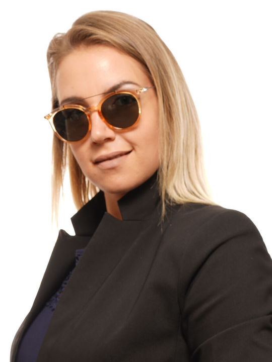 Skechers Sunglasses Orange with Mixed Frame & Green Lens Skechers Sunglasses Orange with Mixed Frame & Green Lens