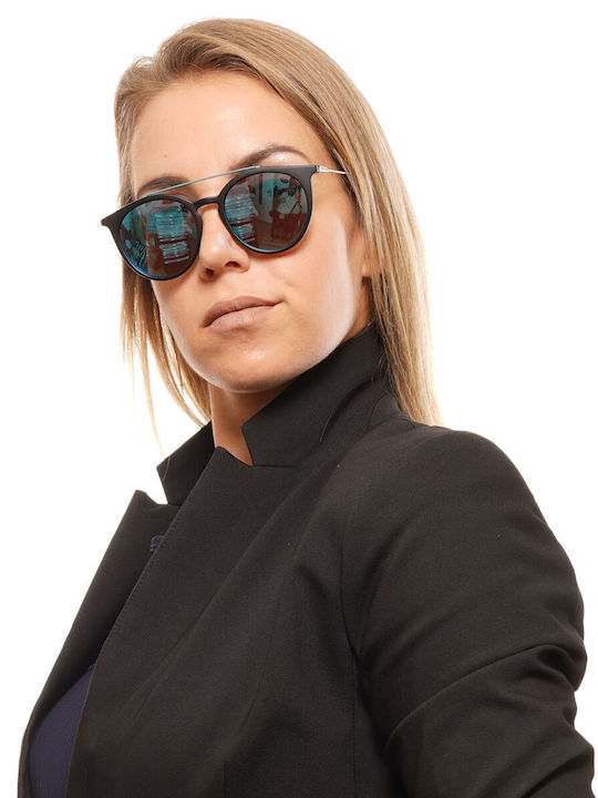 Skechers Unisex Sunglasses with Black Frame and Blue Lens SE6107 02X