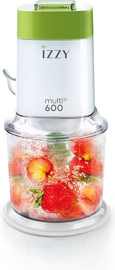 Izzy Multi+ 600 Πολυκόπτης Multi 600W με Δοχείο 600ml Πράσινος