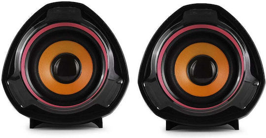 Set de 2 boxe PC Q 87 2 X 5W Negru Portocaliu