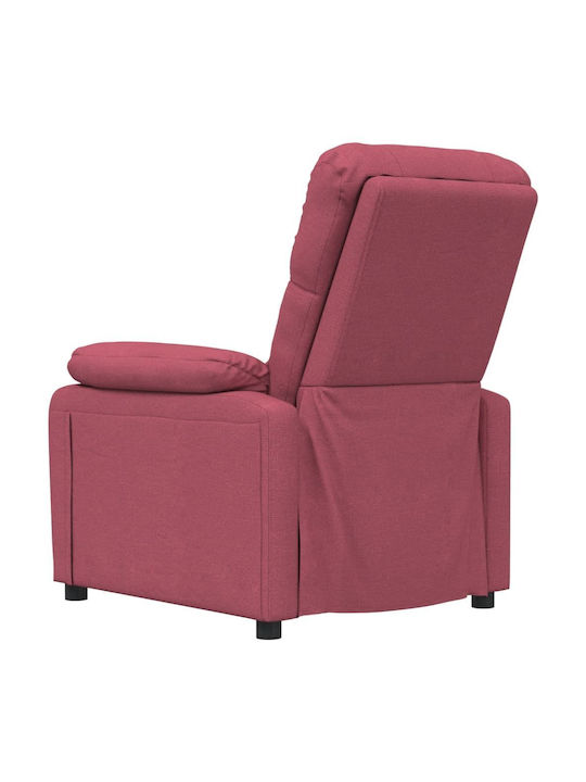 Fotoliu Relax Masaj Bordeaux, Red 73x90x100cm