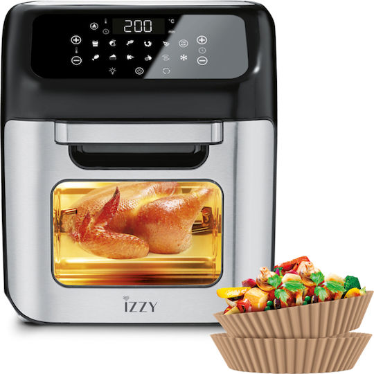 Izzy Air Fryer 12lt Silver IZ-8205