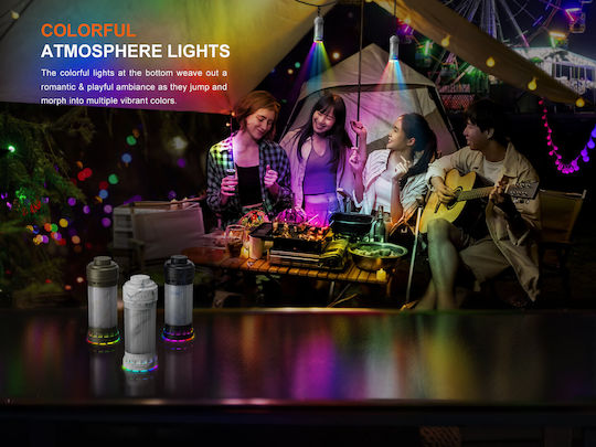 Fenix CL22R Lanternă Lumini LED Reîncărcabilă Pentru Camping Cu Lanternă 500 Lumen Albă