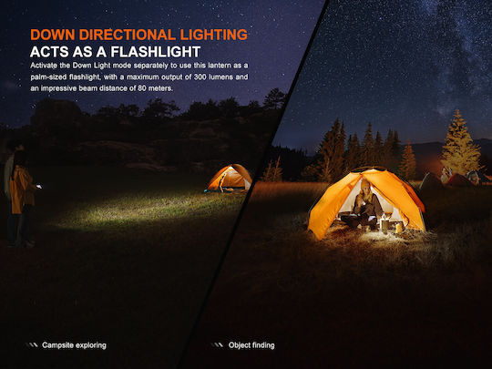 Fenix CL22R Lanternă Lumini LED Reîncărcabilă Pentru Camping Cu Lanternă 500 Lumen Albă