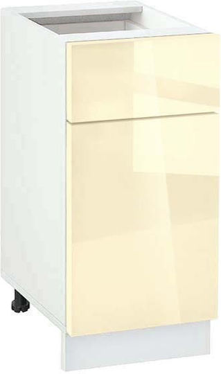 Νο 411 Επιδαπέδιο Ντουλάπι Εκρού 40x60x82εκ. Νο 411 Επιδαπέδιο Ντουλάπι Εκρού 40x60x82εκ.
