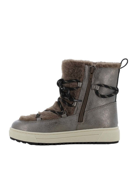 Anatomisch Kinder-Schneestiefeletten mit Reißverschluss Gray